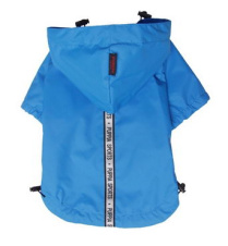 PUPPIA Плащ для собак со светоотражающими лентами "Base Jumper", голубой, 5L (Южная Корея)