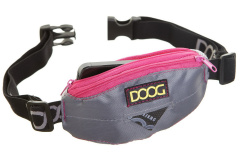 DOOG Сумка на пояс "Mini", серо - розовая, 15х7,5х3см (Австралия)