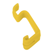 VOLTREGA Крючок-защелка (701), жёлтый, 5х2х1см (Испания)