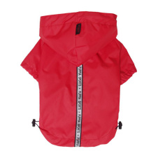 PUPPIA Плащ для собак со светоотражающими лентами "Base Jumper", красный, 5L (Южная Корея)