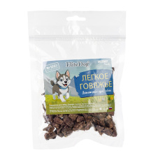 ELITEDOG Лакомство для собак "Лёгкое говяжье сушеное экстра XS", 50гр