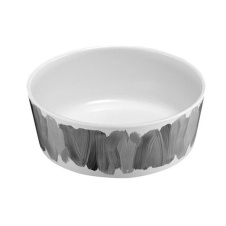 TARHONG Миска для животных "Water color brush stroke", бело-серая, 15.3х5.6см/700мл