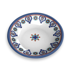 TARHONG Миска для животных "Moroccan", бело-синяя с рисунком, 13х2.8см/180мл