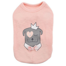 PINKAHOLIC Футболка для собак "Royal Pups", персиковая, L (Южная Корея)!