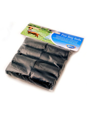 DUVO+ Пакеты для уборки за собакой, черные, 33х20см, 8х20шт (Бельгия)