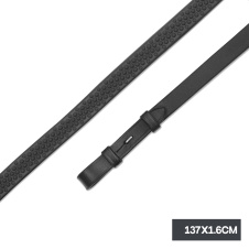SHIRES Повод для лошади "Soft Rubber", 138х1.6 см, чёрный (Великобритания)