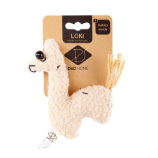D&D Игрушка для кошек мягкая "Loki", бежевая, 10х2.5х13см (Нидерланды)