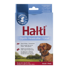 COA Недоуздок для собак "HALTI Optifit Headcollar", черный, 24-40см, S (Великобритания)