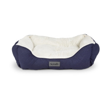 SCRUFFS Лежанка для животных с бортиками "Wilton", синяя, 75х60х18см (Великобритания)