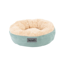 SCRUFFS Лежанка для животных с бортиками "Cosy", круглая, мятная, 45х45х16см (Великобритания)
