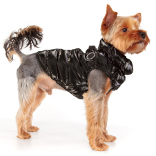 PUPPIA Жилет для собак, сверхлегкий "Glossy Vest Jumper", чёрный, L (Южная Корея)