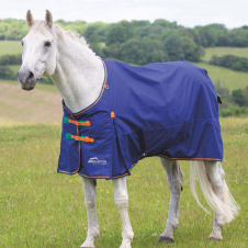 SHIRES HIGHLANDER Попона прогулочная для лошади "Original", 600D, 100g, 150, синий