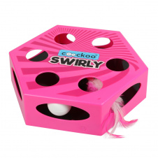 EBI Coockoo Игрушка для кошек интерактивная "SWIRLY", розовая, 20.4x6.8x23см (Нидерланды)!!