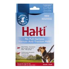 COA Шлейка для собак препятствующая натяжению "HALTI No Pull", черная, 22-36см (Великобритания)