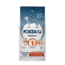 FORZA10 MONODIET Adult Medium Корм сух.конина/горох д/собак средних пород,склонных к аллергии 12кг