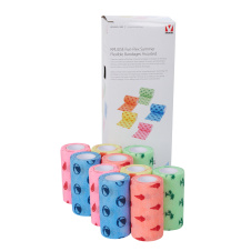 KRUUSE FUN-Flex Summer Бинт самофиксирующийся 10смх4,5м 10шт/уп