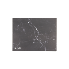 SCRUFFS Коврик под миски "Placemat", чёрно-белый, 40х30см (Великобритания)