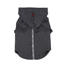 PUPPIA Плащ для собак со светоотражающими лентами "Base Jumper", черный, 5L (Южная Корея)