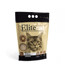 ELITECAT Наполнитель комкующийся, растительный "Tofu Original", 6л / 2.7кг