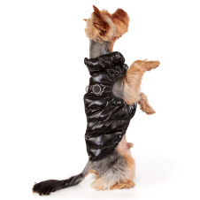 PUPPIA Жилет для собак, сверхлегкий "Glossy Vest Jumper", чёрный, XL (Южная Корея)