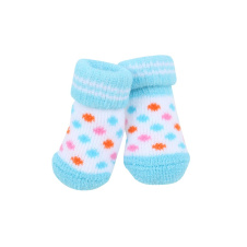 PUPPIA Носки для собак "Polka Dot II", голубые, L (Южная Корея)