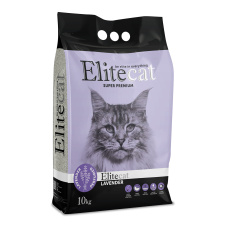 ELITECAT Наполнитель комкующийся с ароматом лаванды "Lavender", 11.4л / 10кг