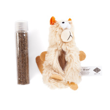 D&D Игрушка для кошек мягкая с кошачьей мятой "Farmer-Kattie", бежевая, 10см (Нидерланды)