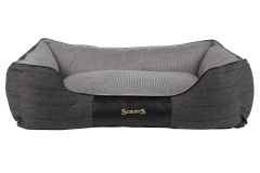 SCRUFFS Лежак для животных с бортиками "Windsor", серый, 90х70х26см (Великобритания)!