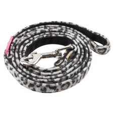 PINKAHOLIC Поводок для собак "Leo Pug", чёрный, 140х1.5см (Южная Корея)