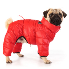 PUPPIA Комбинезон для собак, сверхлегкий "Jumpesuit B", красный, L (Южная Корея)