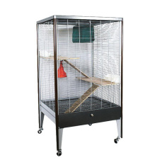 MONTANA Cages Клетка для грызунов "Happy Home 66A", темно-серая, 66х61х116см (Германия)!