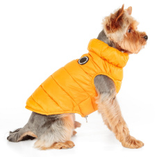 PUPPIA Жилет для собак утеплённый "Ultra Light Vest A", оранжевый, S (Южная Корея)