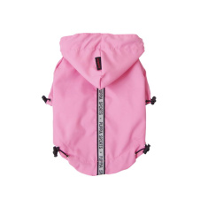 PUPPIA Плащ для собак со светоотражающими лентами "Base Jumper", розовый, 5L (Южная Корея)