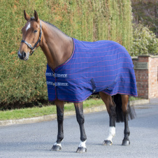 SHIRES TEMPEST Попона денниковая для лошади "Original Stable", 165, бордо клетка