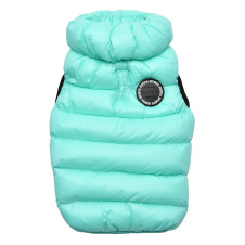 PUPPIA Жилет для собак утеплённый "Ultra Light Vest B", бирюзовый, XXL (Южная Корея)