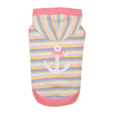 PINKAHOLIC Футболка с капюшоном для собак "Maire", розовая, L (Южная Корея)