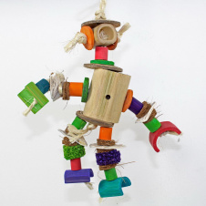 HAPPY BIRD Bamboo Man Игрушка д/попугаев 33*19см!
