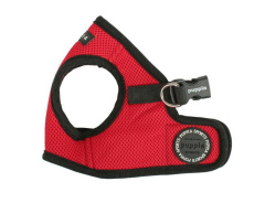 PUPPIA Шлейка для собак "Soft Vest", красная с чёрной окантовкой, XL (Южная Корея)