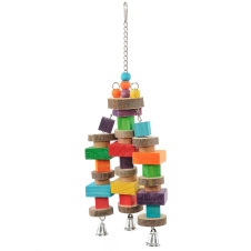 SkyRus Игрушка для птиц "Wooden Fun", 6х16х43.5см