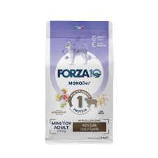 FORZA10 MONODIET Adult Mini Корм сух.ягненок/рис д/собак мелких пород,склонных к аллергии 1,5кг