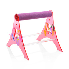 HAPPY BIRD Подставка для птиц, с минеральной жердью и игрушками, в асс. 18х16.5х20см (Германия)!