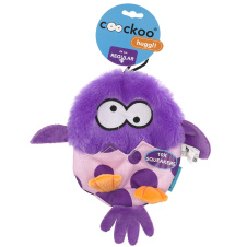 EBI Coockoo Игрушка для собак мягкая с пищалками "Huggl", фиолетовая, 24x18см (Нидерланды)!!