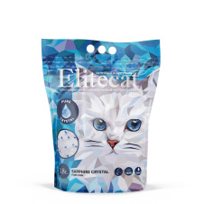ELITECAT Наполнитель впитывающий силикагель без запаха "Crystal Pure", 3.8л