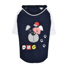 PUPPIA Футболка для собак "Sniffer", синяя, L, 34х43х30см (Южная Корея)!