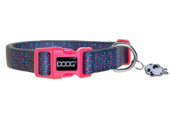 DOOG Ошейник для собак "Marley", синий в крапинку, L, 42-62см (Австралия)!