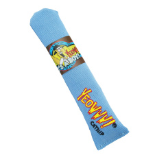 ROSEWOOD Игрушка для кошек мягкая с кошачьей мятой "Сигара YEOWWW", синяя, 17х2.5см (Великобритания!