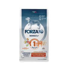 FORZA10 MONODIET Adult Medium Корм сух.конина/горох д/собак средних пород,склонных к аллергии 1,5кг