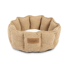 SCRUFFS Лежанка для животных с бортиками "Boucle", коричневая, 45см (Великобритания)