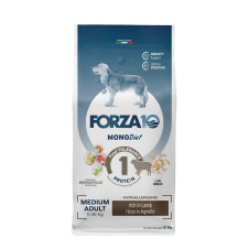 FORZA10 MONODIET Adult Medium Корм сух.ягненок/рис д/собак средних пород,склонных к аллергии 12кг