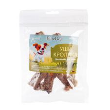 ELITEDOG Лакомство для собак "Уши кроличьи", 30гр